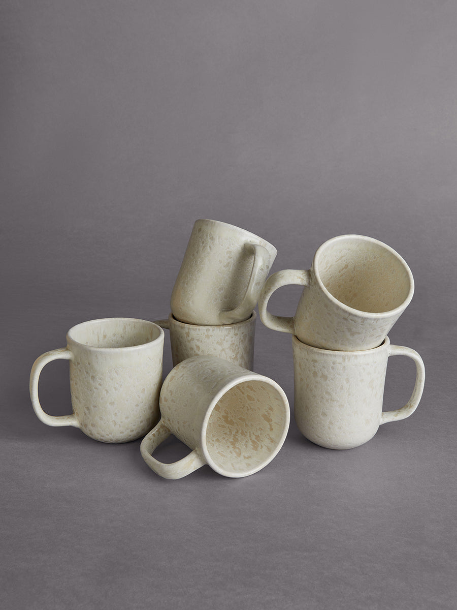 Bento 6er Set Tasse 400 ml – Keramik Tassen Set aus Portugal