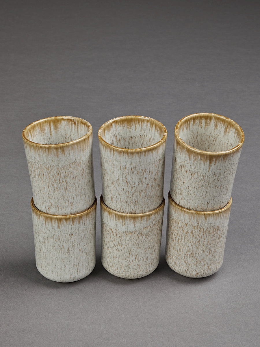 Flores set of 6 large mugs