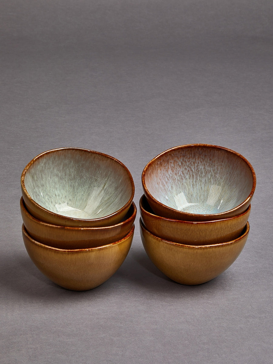 Lino set of 6 cereal bowls