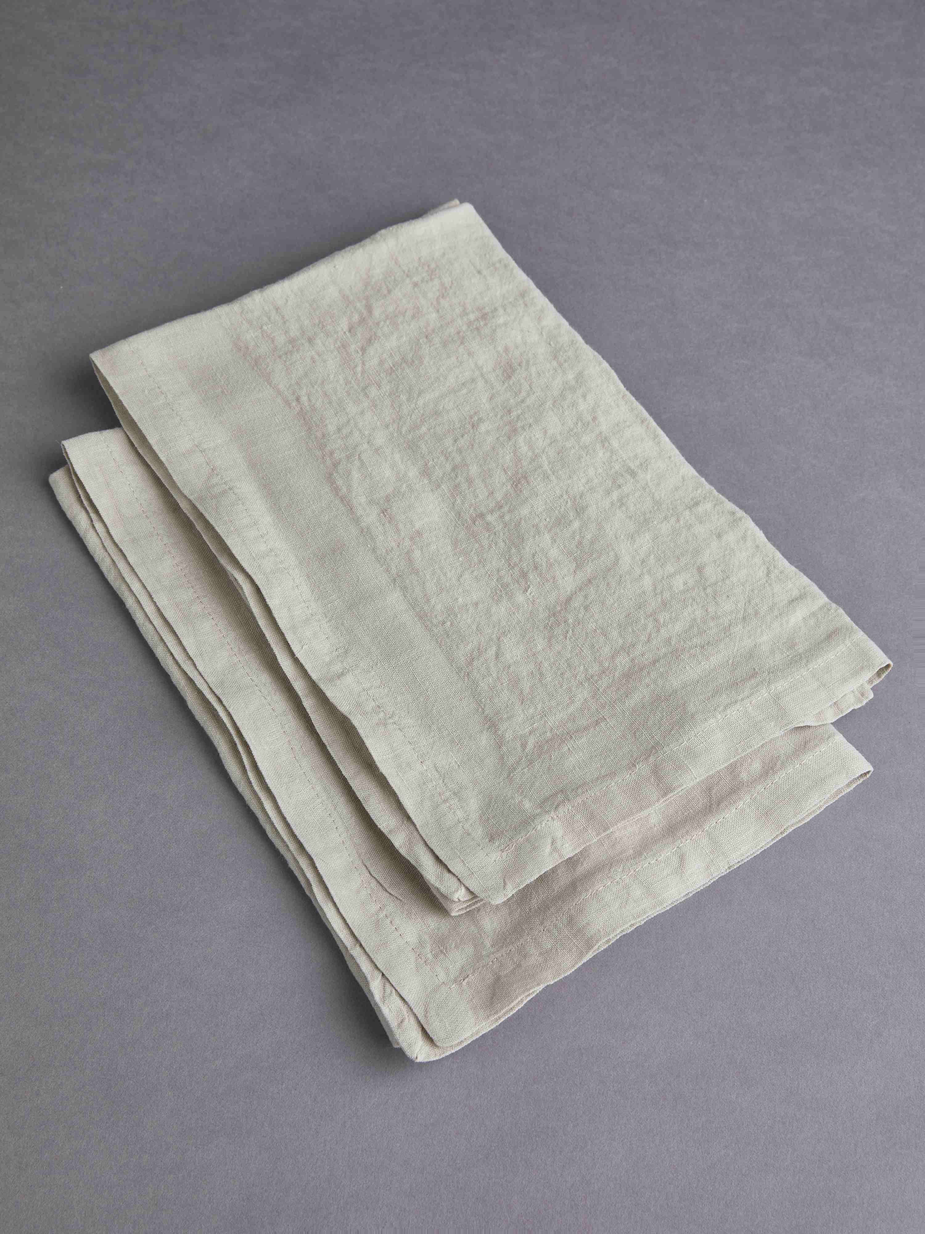 2er Set Leinen Serviette 45x45cm