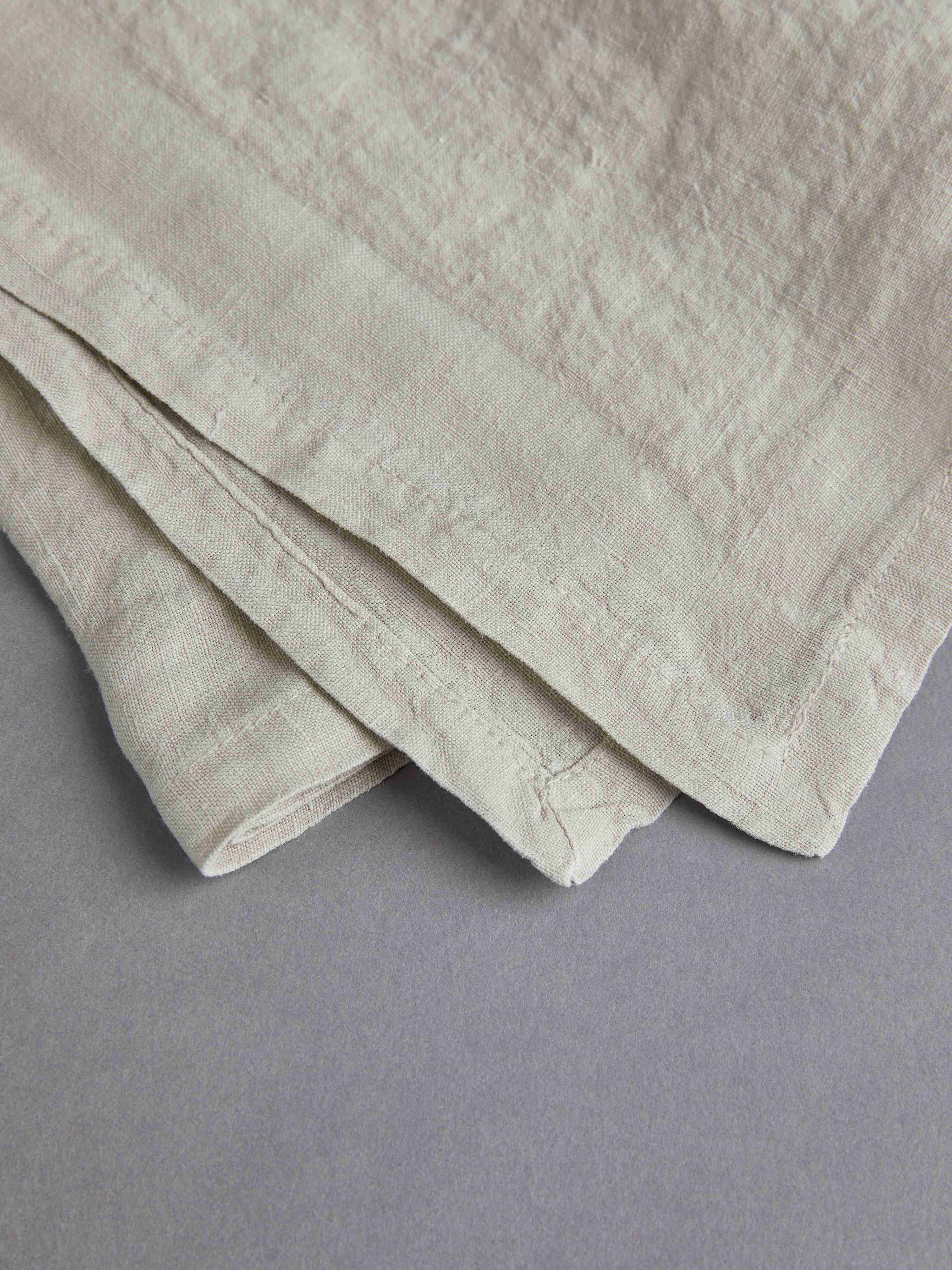 2er Set Leinen Serviette 45x45cm
