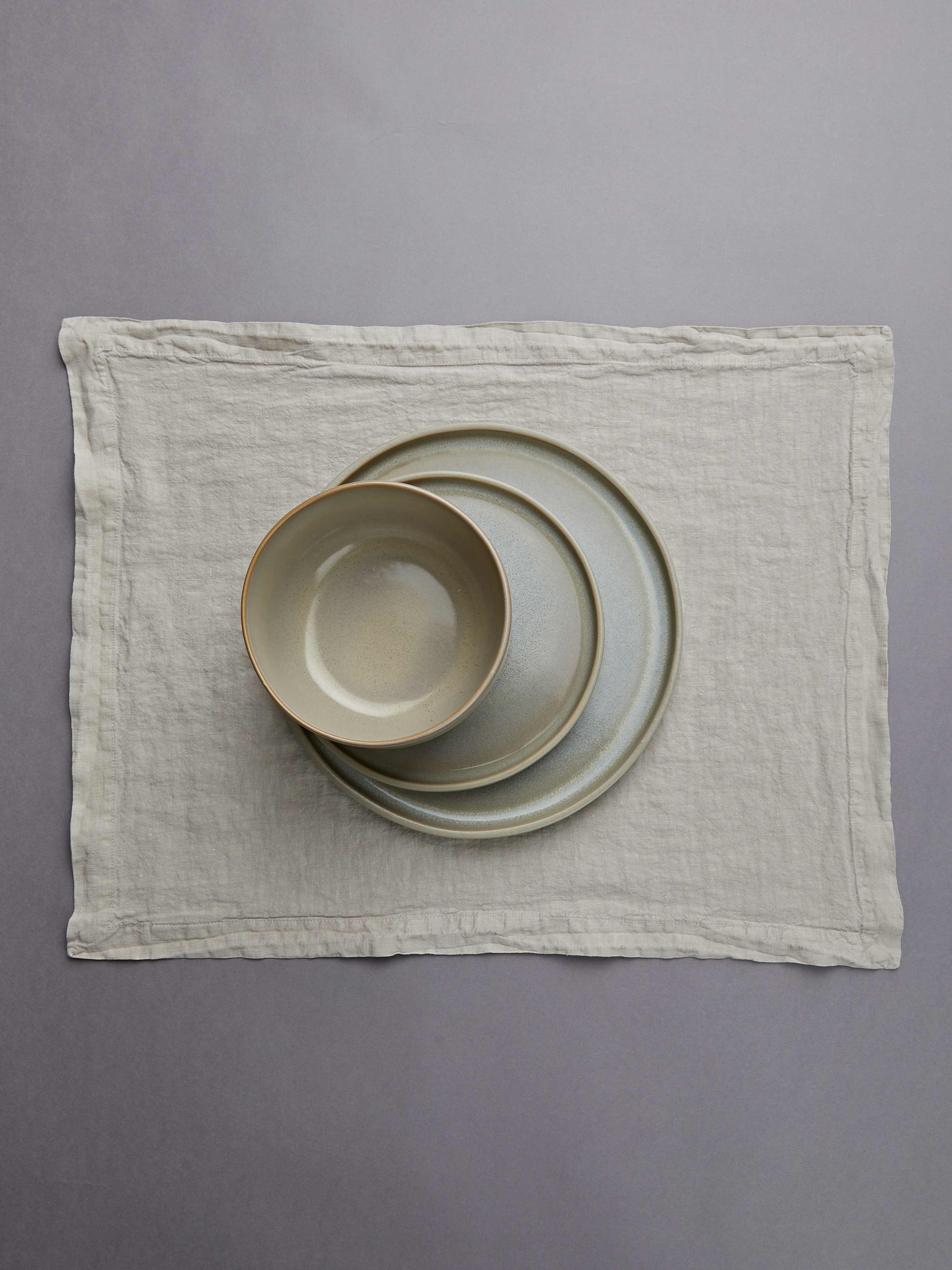 2er Set Leinen Tischset 40x50cm