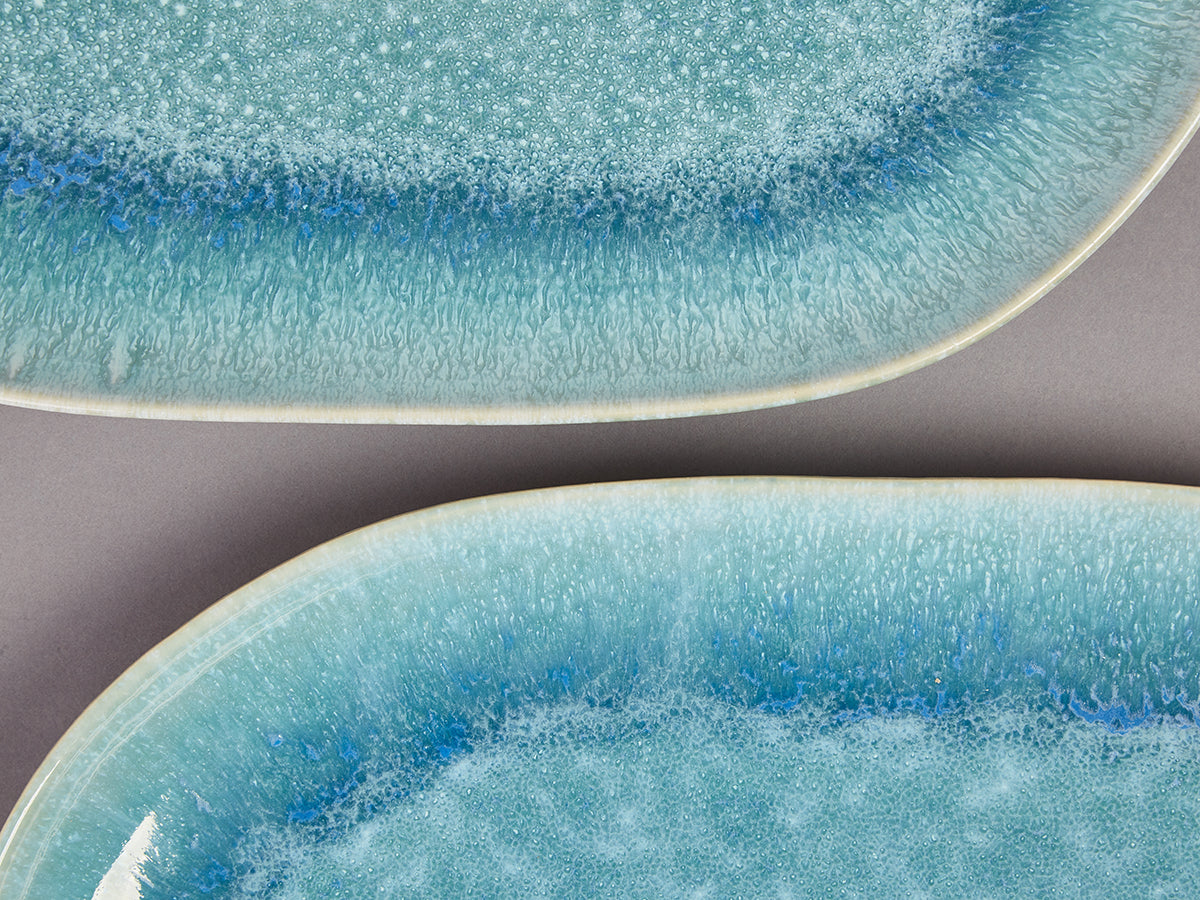 2. Wahl Belmira Servierplatte türkis